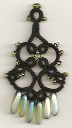 Black & Chartreuse Chandeliers