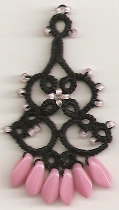 Black & Pink Chandelier