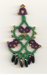 Modified Mardi Gras Chandelier